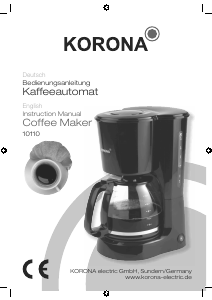 Bedienungsanleitung Korona 10110 Kaffeemaschine