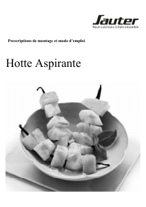 Mode d’emploi Sauter SHT4630X Hotte aspirante