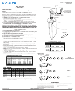 Mode d’emploi Kichler 16015CBR27 VLO Lampe