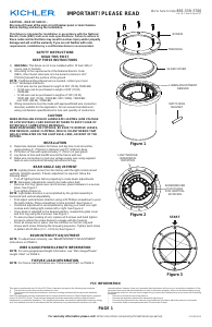 Manual de uso Kichler 16023CBR27 VLO Lámpara