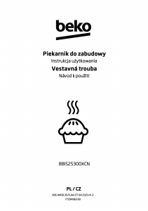 Instrukcja BEKO BBIS25300XCN Piekarnik