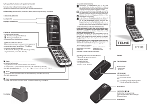 Bedienungsanleitung TELME F210 Handy