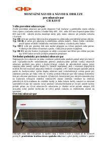 Manuál CH KOVO CH 100 Odsavač par