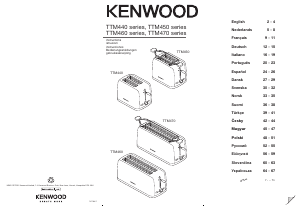 كتيب محمصة كهربائية TTM460 Scene Kenwood