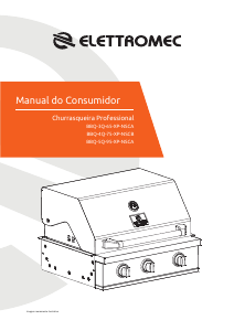 Manual Elettromec BBQ-5Q-95-XP-NSCA Grelhador de contacto