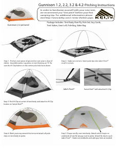 Manual Kelty Gunnison 1.2 Tent