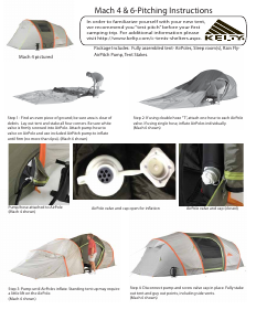 Manual Kelty Mach 4 Tent