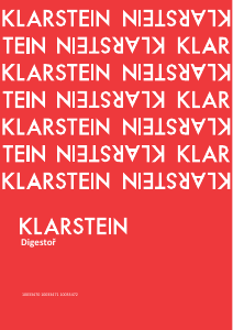 Manuál Klarstein 10033472 Odsavač par