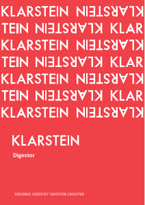 Manuál Klarstein 10033769 Odsavač par