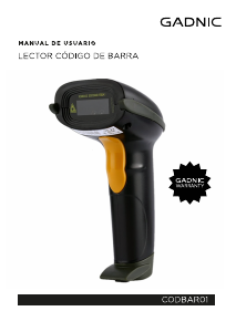 Manual de uso Gadnic CODBAR01 Lector de código de barras