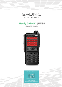 Manual de uso Gadnic KWALKIE18X3 Walkie talkie