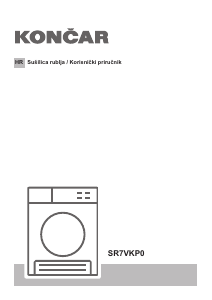 Priručnik Končar SR7VKP0 Sušilica
