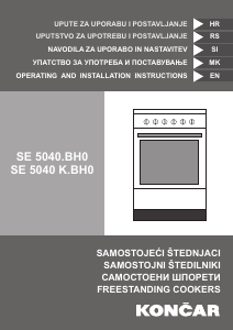 Priručnik Končar SE 5040K.BH0 Raspon