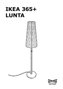 Bruksanvisning IKEA 365+ LUNTA Lampa