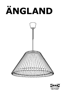 Manual de uso IKEA ANGLAND (Ceiling) Lámpara