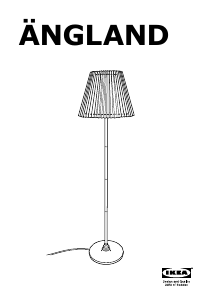 Használati útmutató IKEA ANGLAND Lámpa