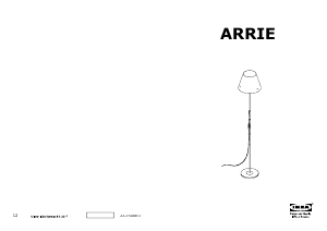 Bruksanvisning IKEA ARRIE Lampa