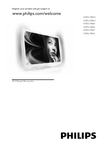 Manual de uso Philips DesignLine 42PDL7906K Televisor de LED