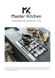 Manuale Master Kitchen MKHG 7541-PR TC WH Piano cottura