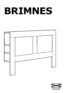 Bedienungsanleitung IKEA BRIMNES Kopfteil