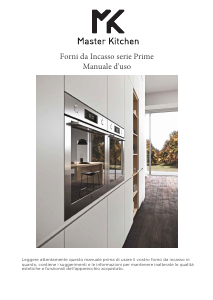 Manuale Master Kitchen MKO 802/12-PR MS BK Forno