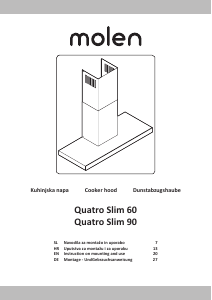 Bedienungsanleitung Molen Quatro Slim P 90 Dunstabzugshaube