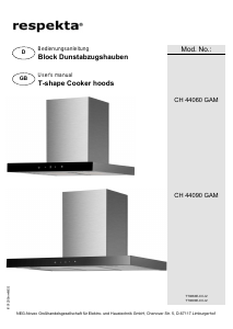 Bedienungsanleitung Respekta CH44060GAM Dunstabzugshaube