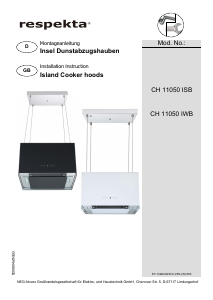 Bedienungsanleitung Respekta CH11050ISB Dunstabzugshaube