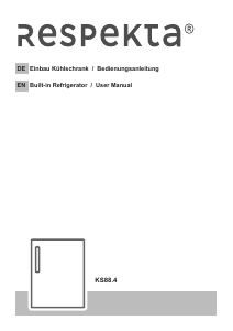 Bedienungsanleitung Respekta KS88.4 Kühlschrank