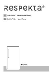 Bedienungsanleitung Respekta KS1220 Kühlschrank