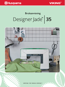 Bruksanvisning Husqvarna-Viking Designer Jade 35 Symaskin