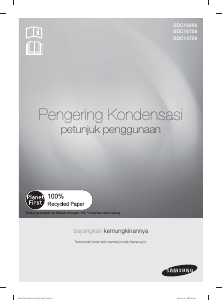 Panduan Samsung SDC16709/XSE Pengering