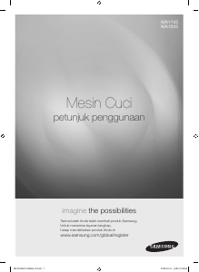 Panduan Samsung WA10V5JEC/XSE Mesin Cuci