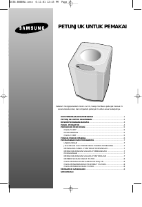 Panduan Samsung WA7050A1 Mesin Cuci