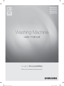 Manual Samsung WA85F5S3QRY/FQ Washing Machine