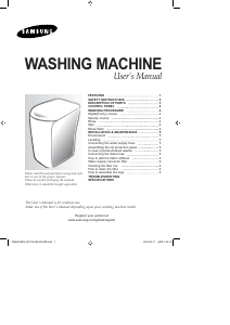 Handleiding Samsung WB14N2 Wasmachine