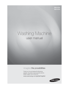 Bedienungsanleitung Samsung WA14PALIC/XSP Waschmaschine