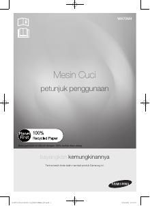 Manual Samsung WA70M4EEC/XSE Washing Machine