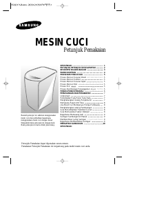 Panduan Samsung WA60B7 Mesin Cuci