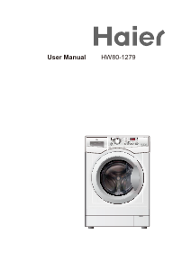 Handleiding Haier HW80-1279 Wasmachine