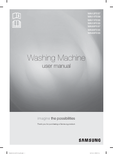 Manual Samsung WA90F5S5QWW/TC Washing Machine