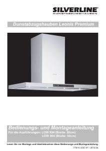 Bedienungsanleitung Silverline LOW 994 Leonis Premium Dunstabzugshaube
