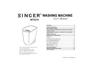 Handleiding Singer WT5378IF/YKP Wasmachine