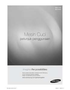 Panduan Samsung WA10V9IEC/XSE Mesin Cuci