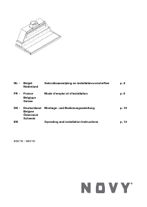 Handleiding Novy 693/16 Afzuigkap