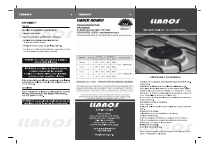 Manual de uso Llanos Barbecue 60 Vidrio Cocina