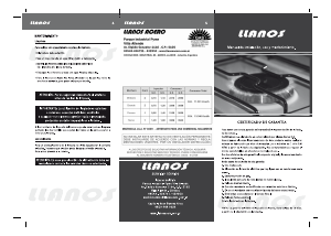 Manual de uso Llanos Barbecue 90 Vidrio Cocina