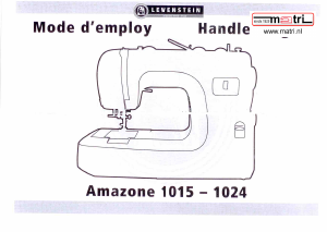 Handleiding Lewenstein Amazone 1015 Naaimachine