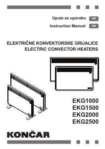 Priručnik Končar EKG2500 Grijalica