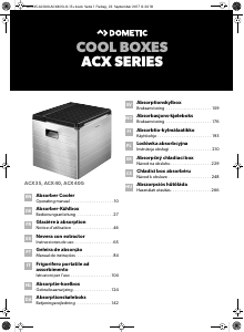 Manual Dometic ACX 40 G Caixa térmica